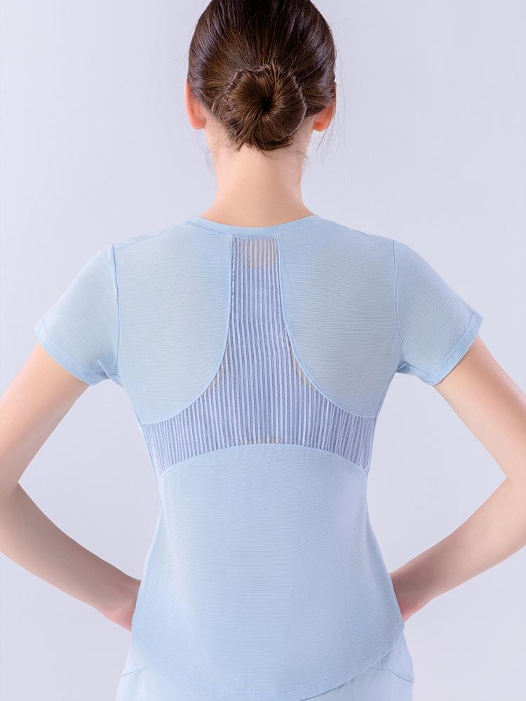 Женский летний быстросохнущий комплект спортивной одежды для йоги и тренажерного зала с карманами