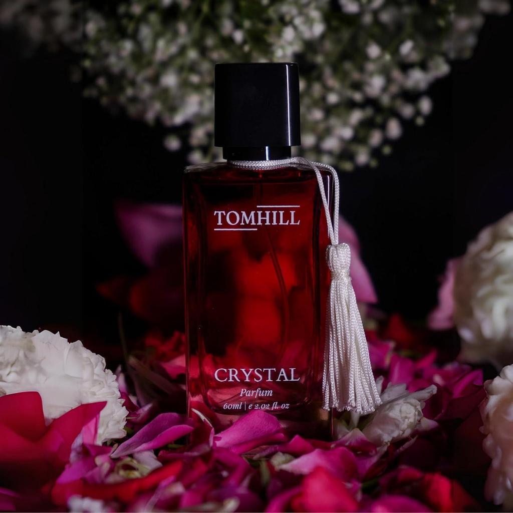 TOMHILL Crystal Fresh Парфюм 60 мл для Женщин – Стойкие Духи | Цветочно-Свежий Аромат | В Комплекте Элегантный Бархатный Мешочек