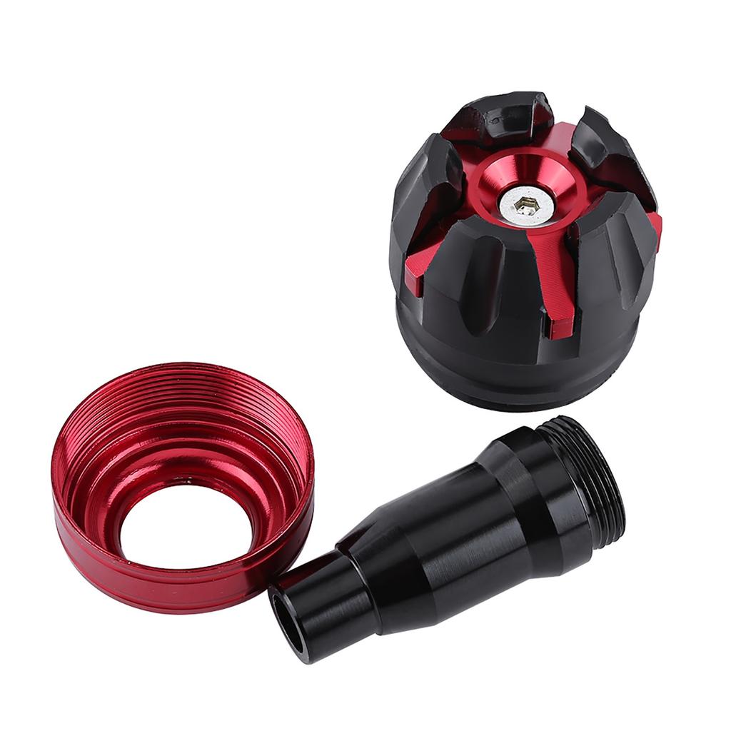 New Motorcycle CNC Aluminum Alloy Frame Slider Falling Protector Anti Crash Caps Red