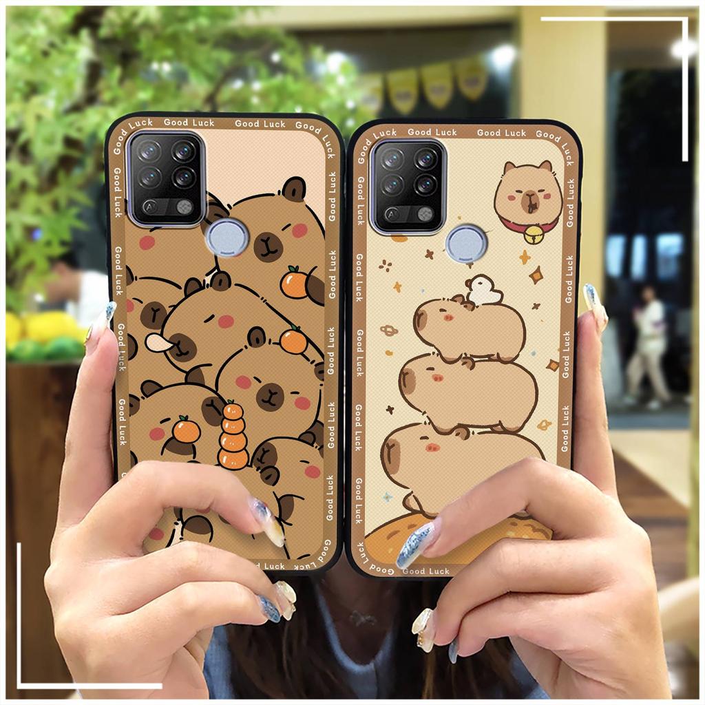 Anti-dust Silicone Phone Case For Tecno Pova/LD7 Fashion Design Cartoon Waterproof Protective Durable Back Cover Cute