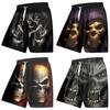 Skeleton Horror Skull Ghost Devil Demon Boxing Shorts Pants 3D Print Training Unisex Men Women Quick Dry Fitness Gym Sport Workout Casual Streetwear