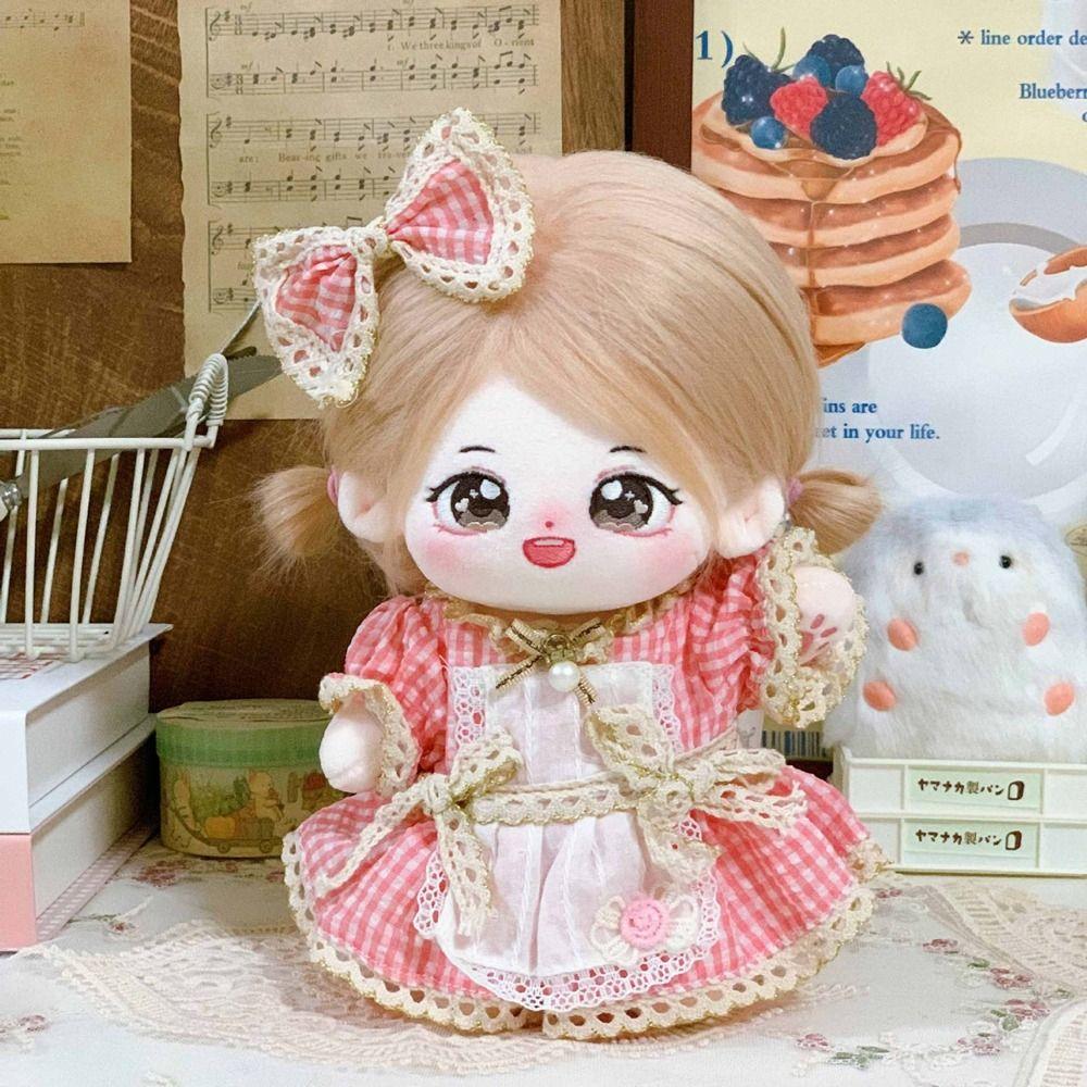 With Cartoon Headband Accessories Doll Lovely Clothes For 20cm Cotton Doll/EXO Idol Dolls