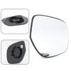 Car Right Side Heated Mirror Glass W/ Backing Plate For Mitsubishi Outlander 14-20