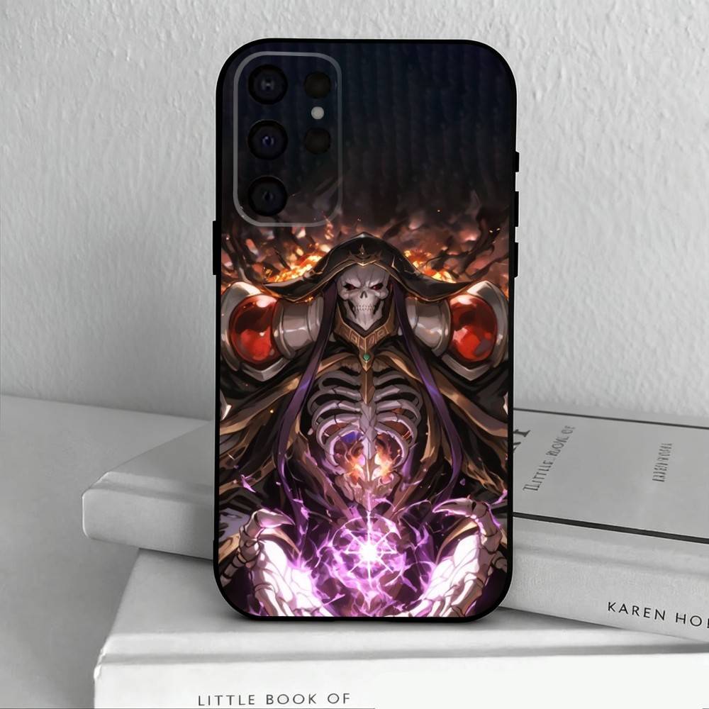 Anime O-Overlord-D  Phone Case For Samsung S25,S24,S21,S22,S23,S30,Ultra,S20,Plus,Others Soft Black Case