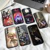 Аниме C-Clevatess Чехол для телефона Samsung Galaxy A73,A72,A71,A70,A53,A52,A51,Другие Мягкий Черный Корпус