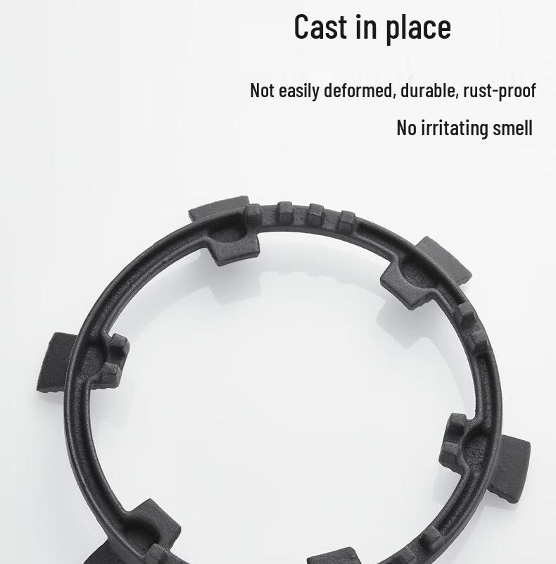 Универсальная нескользящая подставка под горячее для газовой плиты: Молочник и маленькая подставка для кастрюли с четырьмя или пятью зубцами.