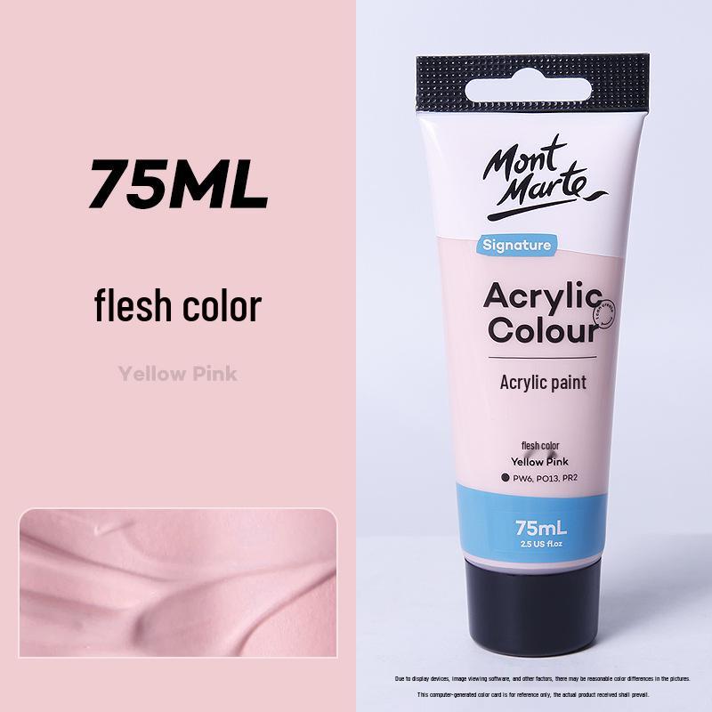 Montmartre 75ml Waterproof Non-Fading Acrylic Paint Set: Perfect for Children’s Textiles and Art Projects, Sunscreen Formula