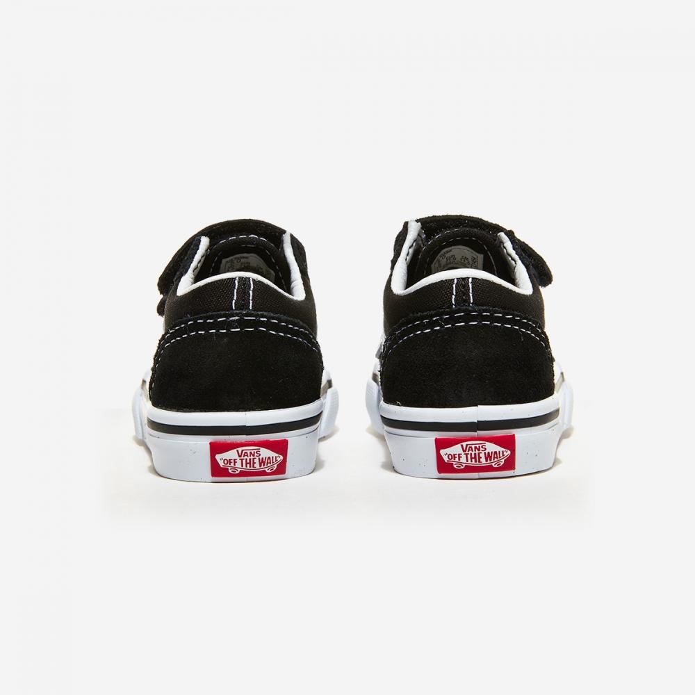 Vans Липучка старой школы, черная Vn000d3yblk, черная