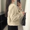 Зимняя новая шуба из искусственного меха норки, короткий твистовый пушистый топ для светской львицы