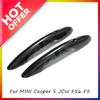 2PCS In Set The Black Flag Door Handle Cover Sticker Trim For MINI Cooper S JCW F56 F57 Car-Styling Exterior Parts