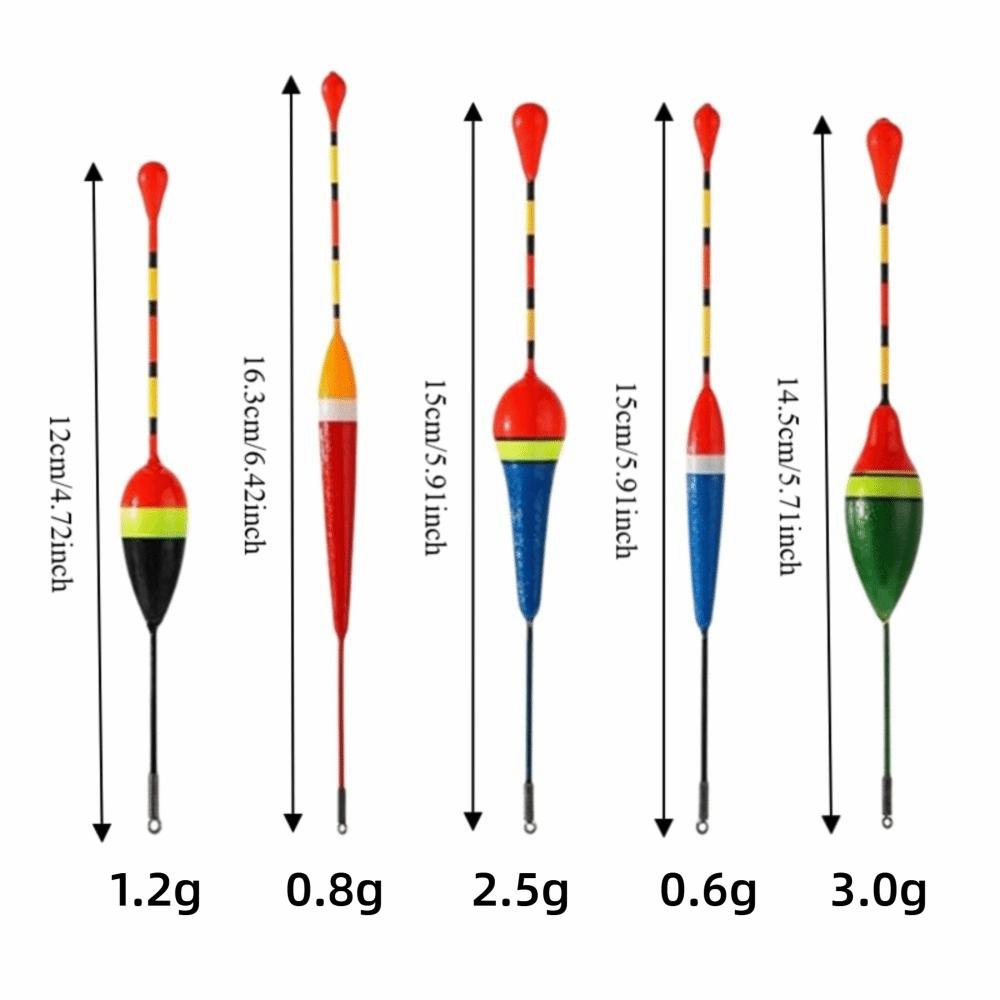 10PCS Oval-shaped Fishing Float Foam Fishing Slip Float Portable Fishing Bobber  Trout Fishing