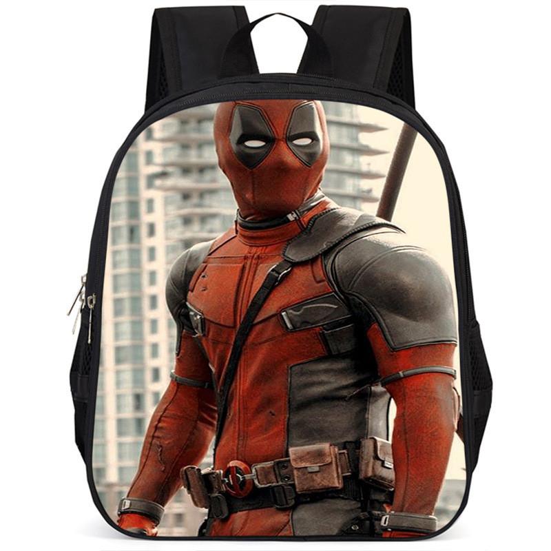 Spacious 15 Inch Deadpool Backpack For Boys And Girls With Large Capacity Design