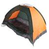 Automatic Setup Tent Large Capacity Waterproof Rainproof Tent for Outdoor Camping Traveling Green and Orange 1‑2 Person