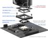 ElecGear AMD AM5 CPU Bending Prevention Frame Liquid Metal Thermal Carbon Fiber for Ryzen 7000 8000 9000 Series with LGA1718 Replacement CPU Fixing