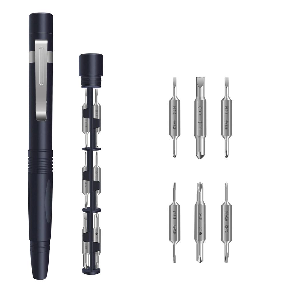 13 In 1 Precision Screwdriver Pen Set Portable Hidden Storage Multi-Function Repair Tool for Phone Computer Glasses Furniture