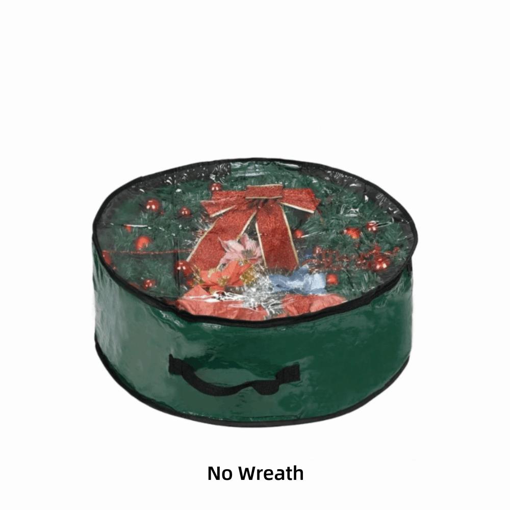 Transparent Window Christmas Garland Organizer Dust-proof Xmas Decor Storage Pouch Holiday