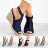 Plus Size Platform Sandals Wedges Shoes For Women Heels Sandals Summer Clog
