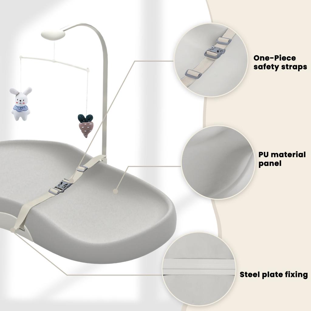 Пеленальная подкладка для младенцев, стиль детской комнаты, влагостойкая, контурная, легко моется, нескользящий дизайн для пеленальных столов