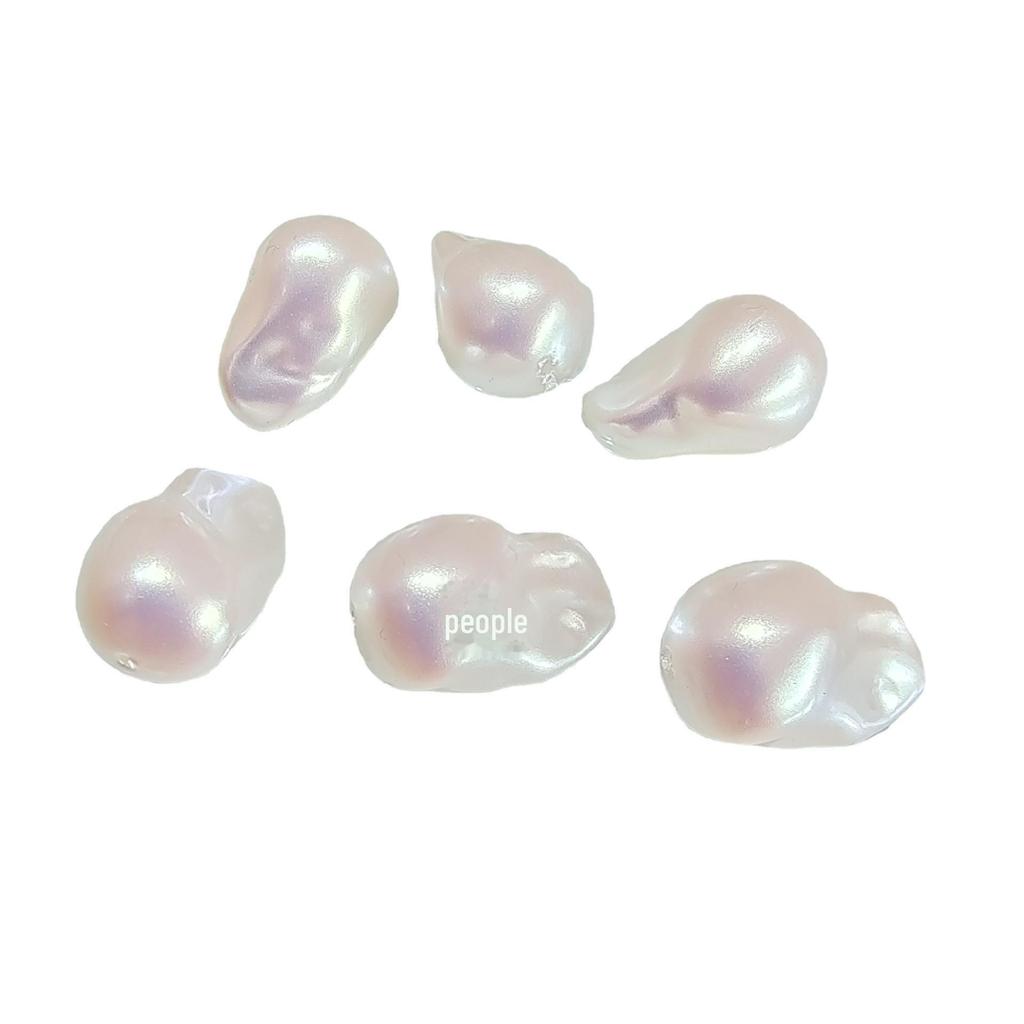 Яркие фантазийные розовые барочные нерегулярные искусственные жемчужины для самодельных украшений