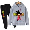 TZWYAutumn and Winter New Anime Dragon Ball Wukong Hoodie Set for Boys Children Hoodies for Girls Sports Shirts for Children 3-12y