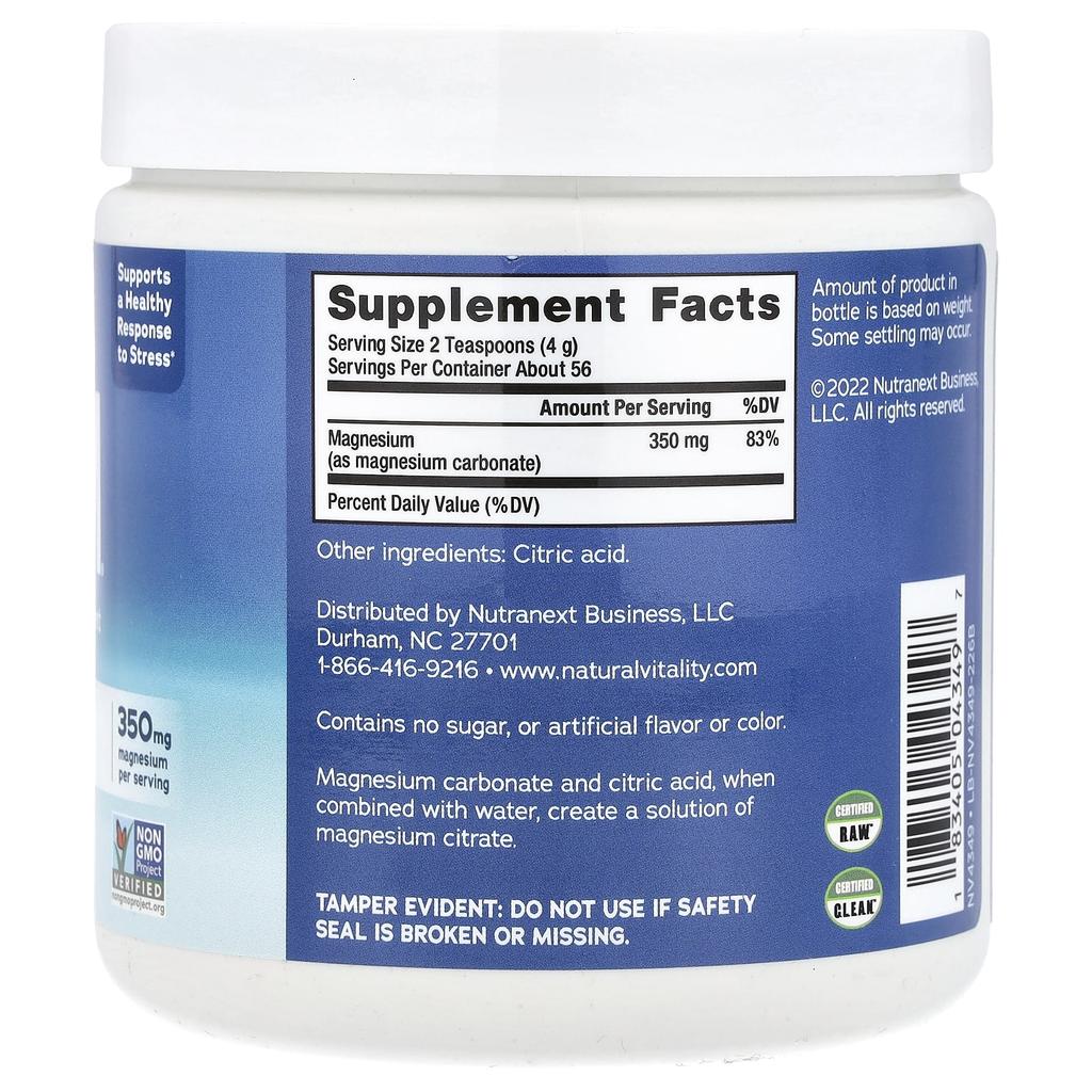 Calm®, Magnesium Supplement Drink Mix, Original (Unflavored), 226G (8Oz)