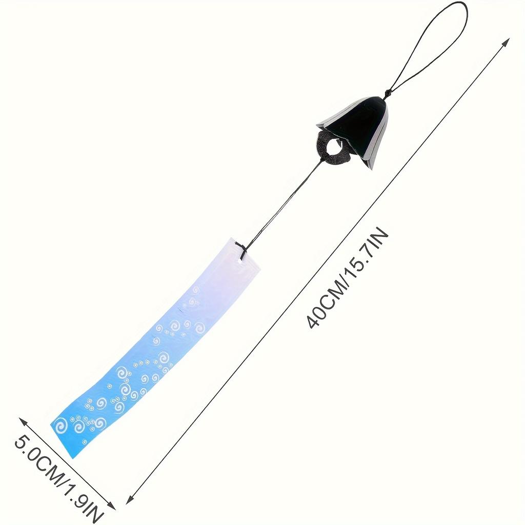 1 шт. декоративный колокольчик храмовый ветряной колокольчик ретро ветряной колокольчик домашний балконный ветряной колокольчик декор мемориальные украшения металлический наружный декор интерьерный железный ветряной колокольчик