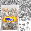 100 шт. Тибетское серебро Смешанные кулоны Животные Шармы Бусины для изготовления ювелирных изделий Браслет Серьги Ожерелье Поделки DIY Искусство Шармы
