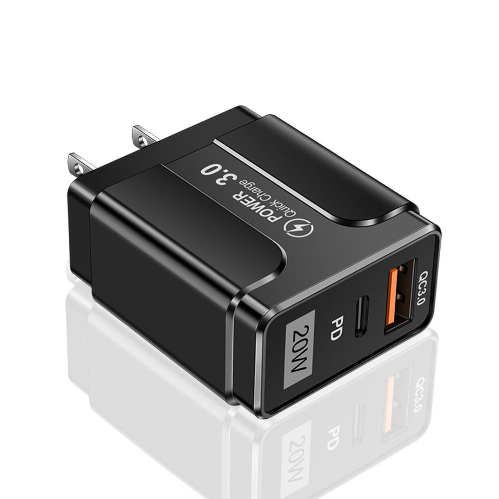 Быстрые зарядные устройства USB C 20 Вт Портативное зарядное устройство Поддержка быстрой зарядки Type C PD для IPhone 16 15 14 Pro Max IPad Xiaomi Samsung Зарядное устройство