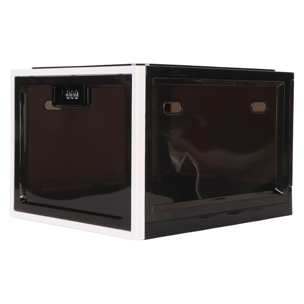 Lock Box Clr Food Storage Container Medicine Case with 3 Digit Combination Lock for Home