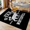1pc House Stark Winter is Coming Winterfell Carpet, Office Rug Outdoor Mat Home Decor Area Carpet Festival