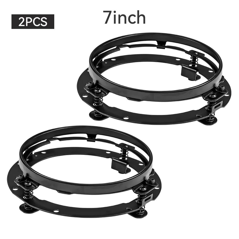For 7'' Headlamp Mount Lamp Holder for Wrangler JK TJ Motorcycles 1PC/2PCS Mounting Bracket for 7 inch LED Headlight Ring