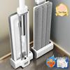 All-in-One Lazy Mop with Hand-Free Wash & Stainless Steel Pole for Wet/Dry Use
