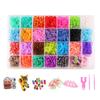 Набор 5000 разноцветных резинок с 27 ячейками для плетения и изготовления браслетов своими руками