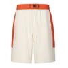 Solid Color Logo Casual Straight Leg Shorts Men Shorts White HZ8815