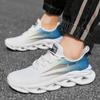 Fashion Men's Running Shoes Comfortable Sports Shoes High Quality Shock-absorbing Athletic Train Sneakers Lace Up Breathable Sneakers 45