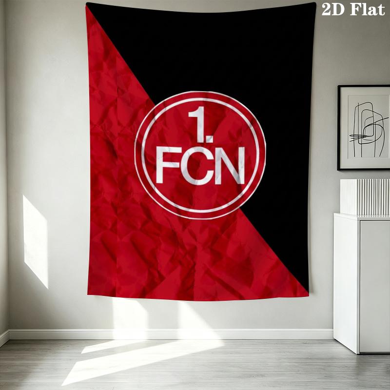 1 FC Nürnberg Wall Tapestry Aesthetic Wall Hanging Printed Fabric Blanket Decorative Tapestries for Bedroom Living Room Home Decor