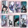 Чехол для телефона Zenless Zone Zero Miyabi Hoshimi Для Samsung Galaxy A73, A72, A71, A70, A53, A52, A51, Другие Мягкий черный чехол