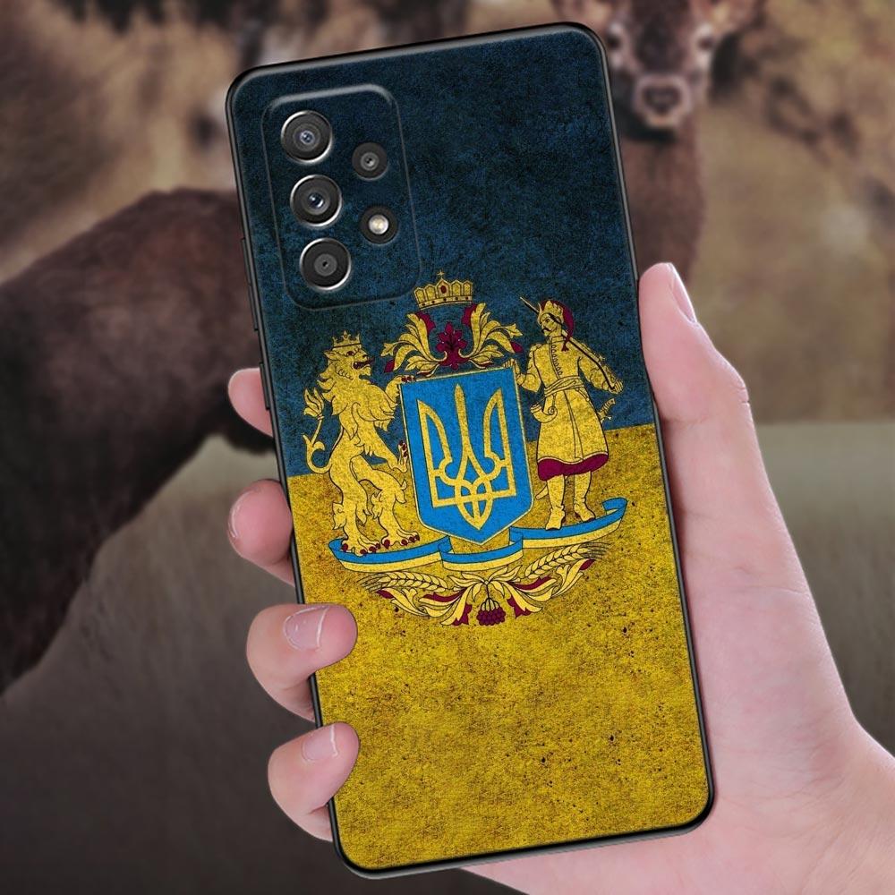 Чехол для телефона Девушка Украины Флаг Украины Для Samsung Galaxy A57 A56 A37 A55 A36 5G A26 A54 A52 A35 A34 A25 A17 A16 A15 A07 A06 Чехол