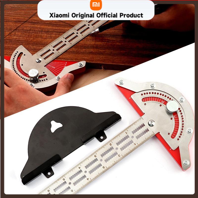 Xiaomi 10/15/20in Angle Gauge Measurement Stainless Steel Precision Multifunctional Angle Protractor Adjustable Protractor Angle Finder