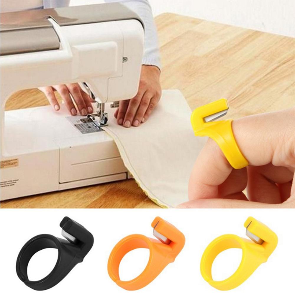 2 шт./5 шт. новый палец лезвие игла ремесло домашний пластиковый наперсток швейное кольцо нитеобрезатель DIY бытовая швейная машина аксессуар