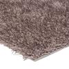 Tapis salon à poils longs toucher laineux beige 190x200
