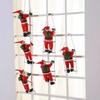 Christmas Decoration Hanging Santa Climbing Ladder Figurine Christmas Party Props for Doorway, Window and Wall Decoration Etc