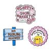 2-7pcs/set Encouraging Quotes Enamel Pins Jesus Motivational Brooch Anxiety Self-healing Badges Fun Antidepressant ADHD Jewelry