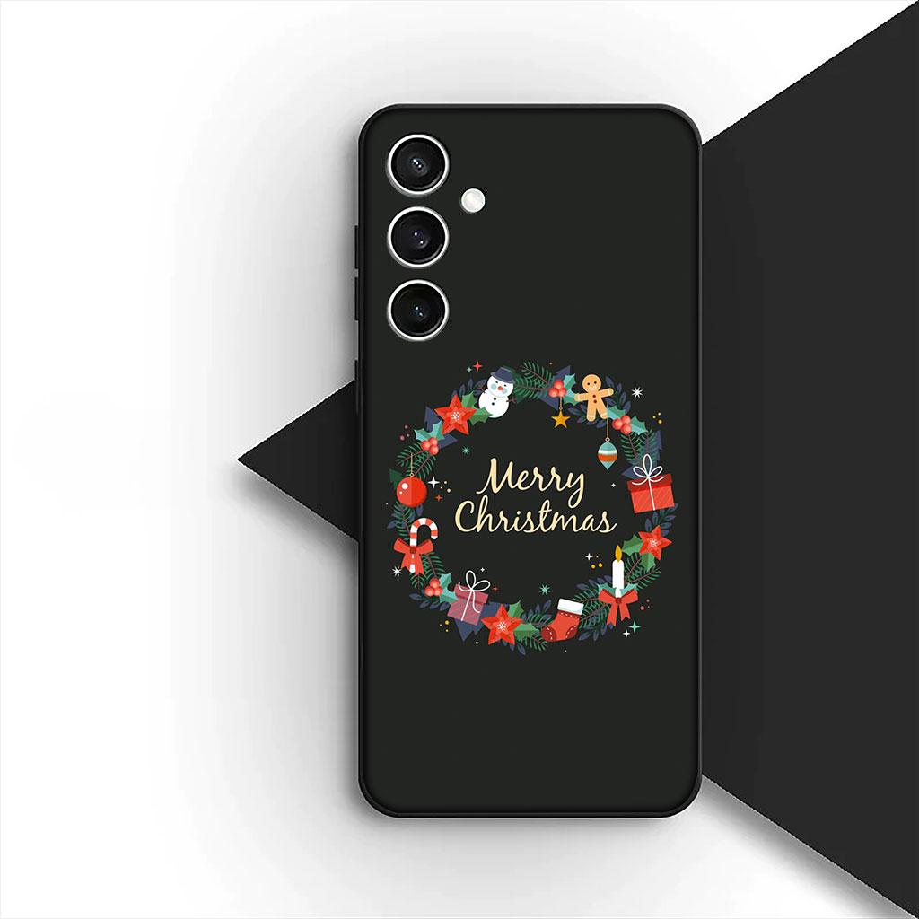 Snow Merry Christmas Deer gift Santa Claus Cover for Motorola Moto G55 G45 G75 G85 G13 Edge 50 30 Fusion 40 NEO Ultra Pro Case