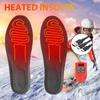 Electric Heating Insoles Winter Foot Warmers Outdoor Sports Tailorable Precise Temperature Control Heated Insoles