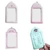 Photocard Holder with Cute Pendant, 3Inch Small Album Photo Card Waterproof Protective Sleeves for 3Inch Photo Card