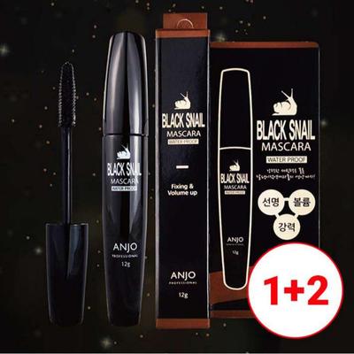 Водостойкая тушь для ресниц Black Snail (1+1+1) – Длительный объем и подкручивание