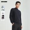 Lilang Men's Machine Washable Pure Wool Slim Fit Sweater