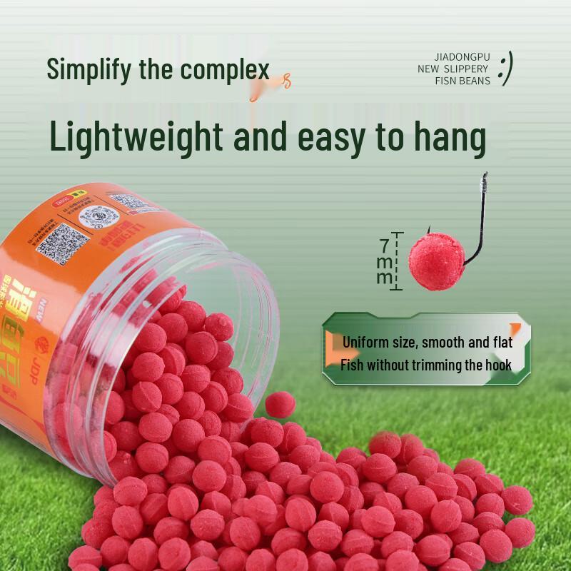 Jia Dong Pu Гранулированная прикормка для рыбалки с гладкой рыбной фасолью