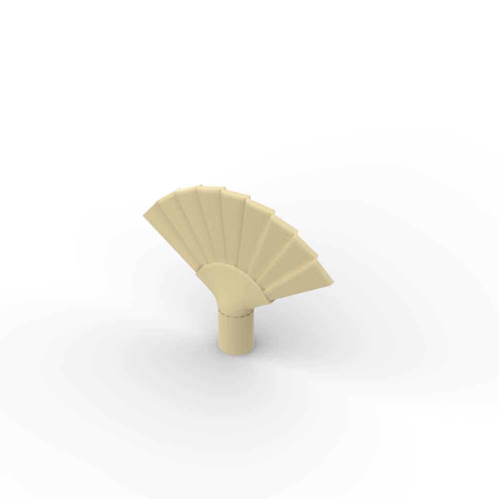 MOC 10PCS 93553 Utensil Hand Fan Building Blocks Kit Equipment Handheld Props Particle Assemble DIY Toys Children Birthday Gifts